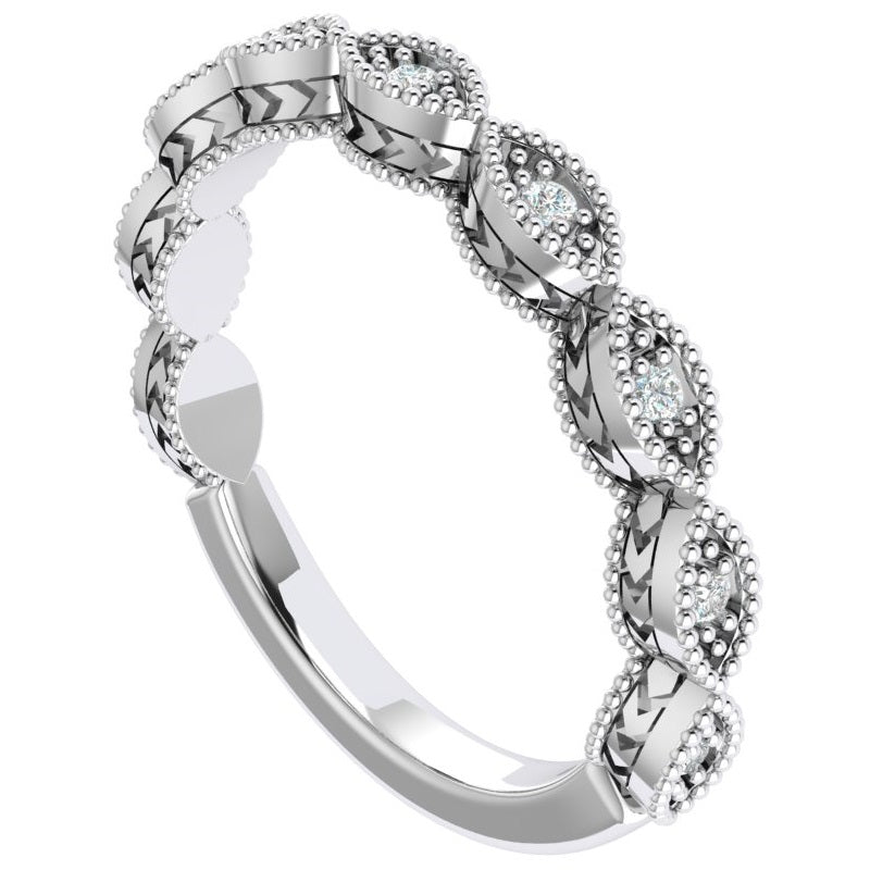 Chelsea .09 Carat Diamond Stackable Band