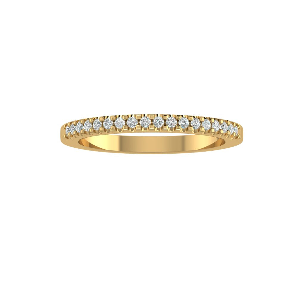 LW131-1.3 Petite Pavé .18 Carat Wedding Band