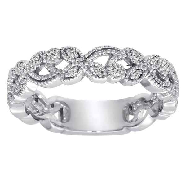 FLORAL # 2 .20 Carat Diamond Floral Band