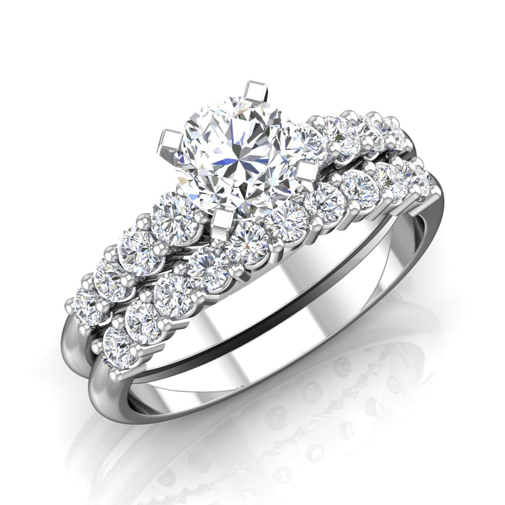 LE347 Round Engagement Ring 3/8  Carat TDW