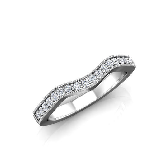 LW355 Matching Wedding Band 1/4  Carat TDW